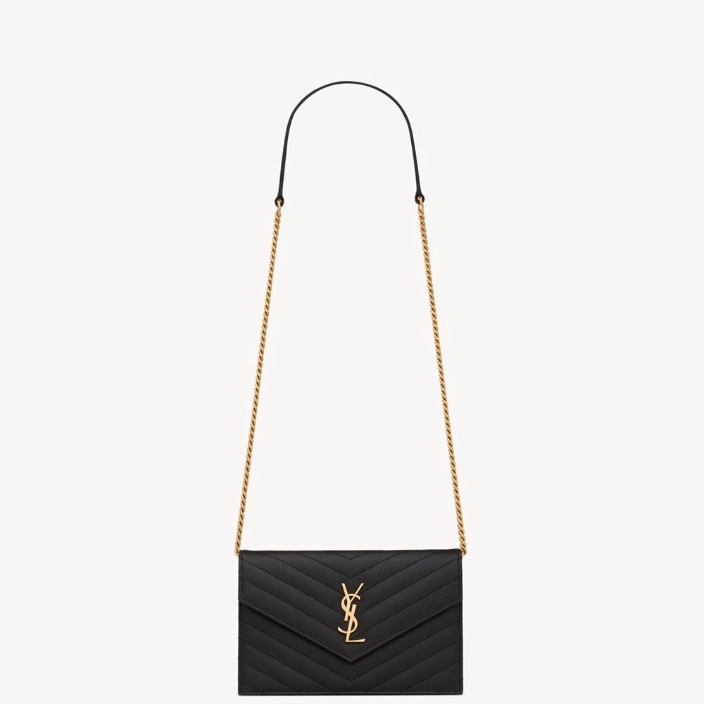 YSL envelope clutch